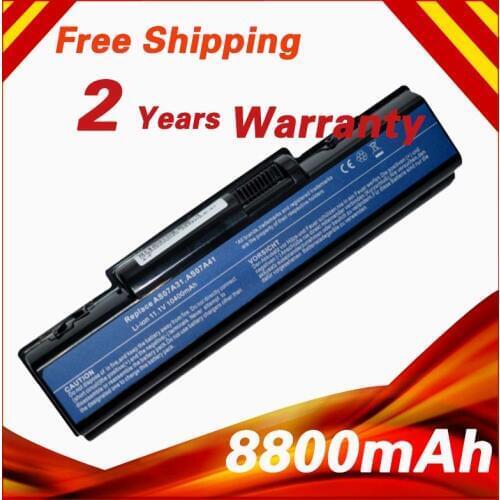 8800mAh 12 cells battery for ACER AS07A32 AS07A42 AS07A52 AS07A72 AS07A75 AS2007A MS2219 BT.00603.036 BT.00604.015 BT.00604.022