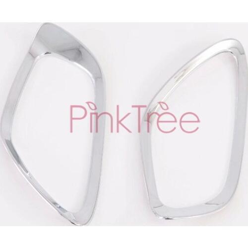 Accessories For KIA SELTOS 2019 2020 Chrome Rear Fog Light Lamp Cover Car