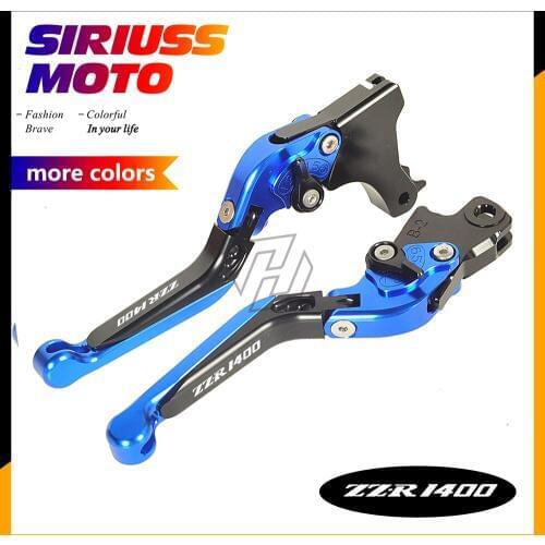 CNC Motorcycle Foldable Lever Motocross Brake Clutch Levers Case for Kawasaki ZZR1400 ZX1400 S Version 2016