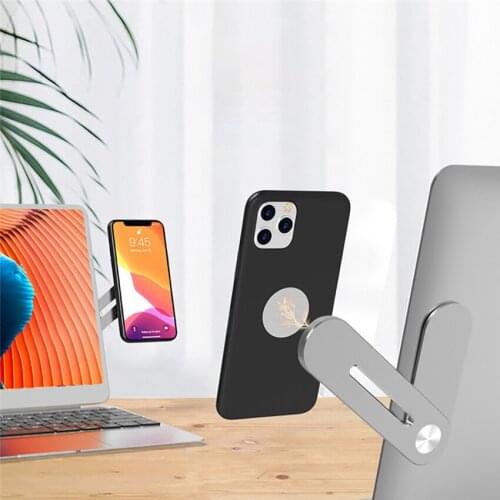 Laptop Phone Holder, Adjustable Laptop Side Mount Clip, Laptop Stand Computer Monitor Expansion Bracket, Foldable Phone Stand