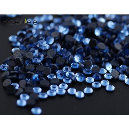 DMC DIY Rhinestone Charm Style Mobile Shell/Nail Art/Jewelry Handmade Accessories 3D Fashion Flat Semicircular HotFix Glass