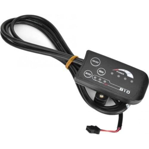 Electric Bicycle 810 LED Display With 4-Wire Cable Control Panel