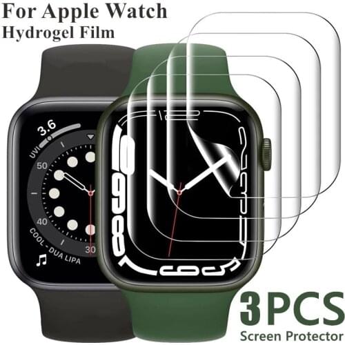 Strap For apple Watch band 44mm 40mm iwatch band 42mm 38mm Screen Protector Film bacelet correa Apple watch series 3 4 5 se 6