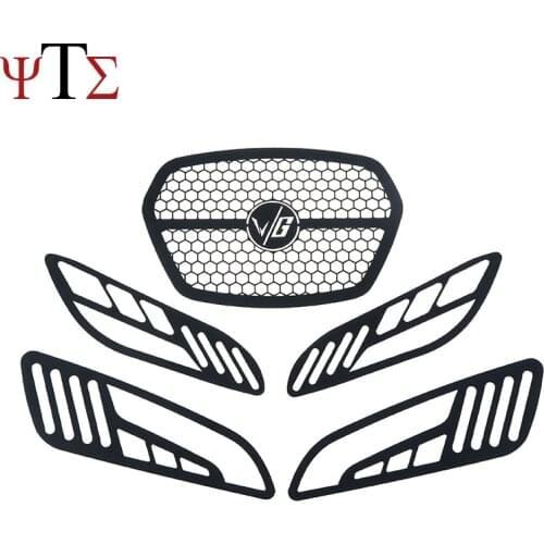 Para vespa s150 s125 s 2013-2020 farol da motocicleta capa cabeça lâmpada quadro proteção guarda luz dianteira decoração acessór