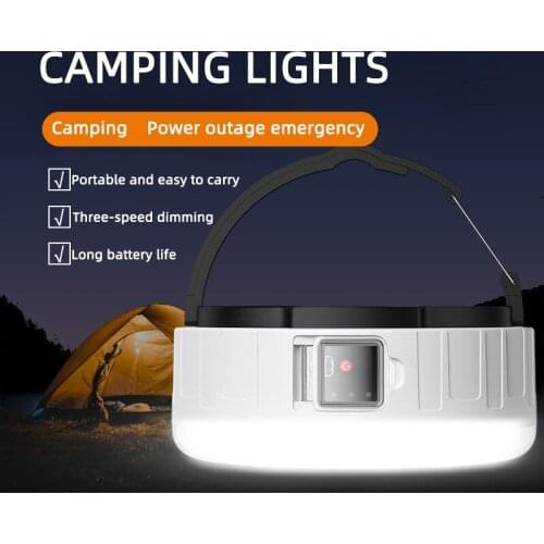 Rechargeable LED Camping Lamp Power Failure Emergency Lighting Household Mobile High-brightness Outdoor Camping Lamp