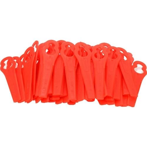 25/50/100PCs plastic lawn mower garden mower grass cutter plastic cutting blade Garden Lawn Trimmer Accessories new best selling