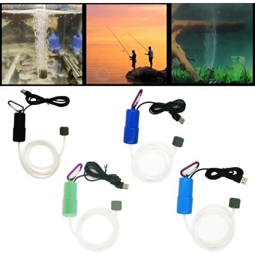 J2FB Portable Mini USB Aquarium Fish Tank Oxygen Air Pump Mute Energy Save Compressor Aquatic Terrarium Accessories