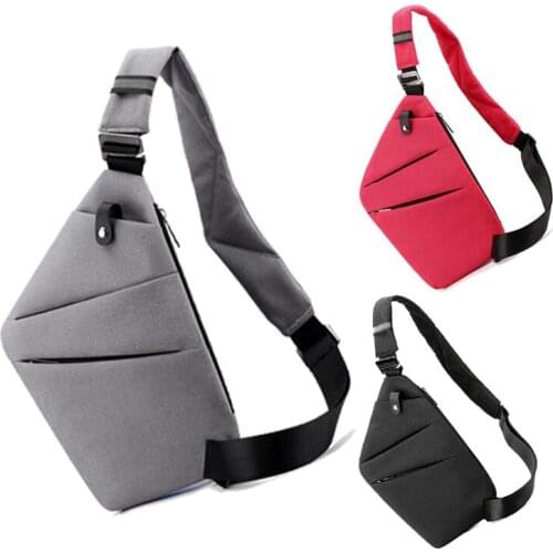 Anti theft close fitting gun bag chest bag mens womens new grab bag storage bag Single Shoulder Bag Messenger Travel Backpack