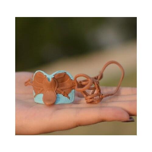 PVC figure Doll model toy horse sadle