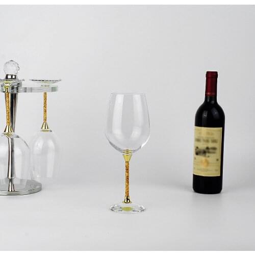 Promotional 630ML Glass Goblet Mug Clear Wedding Glasses Tableware Verre A Jus Cuisine Verre Crystal Decorted Party Glass