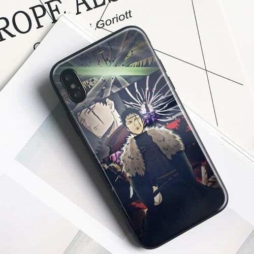 Zenon Zogratis Black Clover Anime Soft Silicone Glass for iPhone SE 6 7 8 Plus X XR XS 11 12 Mini Pro Max Phone Case Cover Shell
