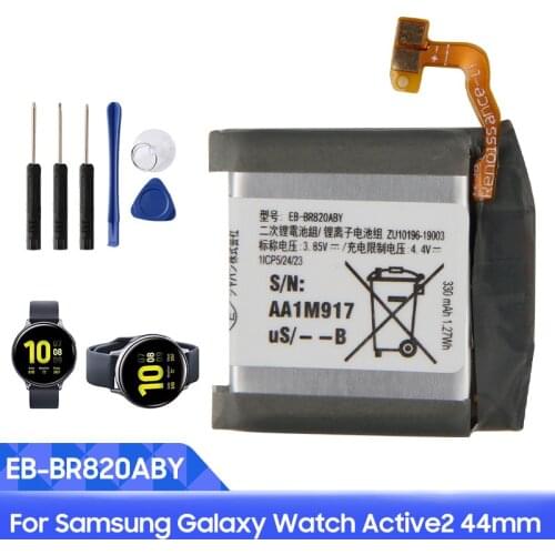 Samsung Original Replacement Battery EB-BR820ABY For Samsung Galaxy Watch Active 2 Active2 SM-R820 SM-R825 44mm Watch Battery