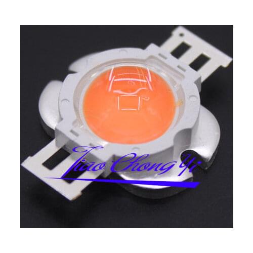 10W High Power Full spectrum 380-840nm LED +90 degree Len for plant grow 1PCS