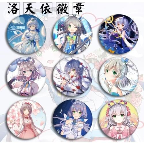 Luotianyi Theme Costumes Badge Brooch Ornaments 5.8cm Luotianyi Animation Badge Support Customization