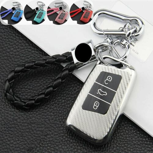 TPU Car Remote Key Shell Cover Fob Case For VW PASSAT B8 Skoda Kodiaq Superb A7 Arteon Atlas Teramont Jetta For Skoda Superb