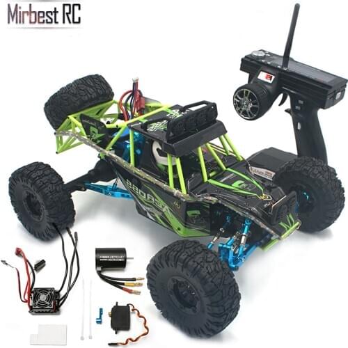 WLtoys 12428 Upgrade parts 4300KV brushless motor 60A ESC servo power set components Third channel switch Metal differential