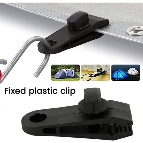 1/4Pcs Outdoor Tent Fixed Plastic Clip Canopy Reinforced Windproof Clip Tent Clip Heavy-Duty Tarpaulin Clip Tent Awning Clip