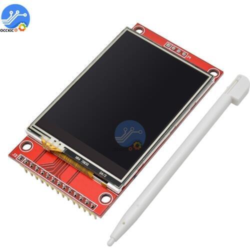 240x320 2.4" SPI Serial TFT LCD Module Display Screen with Touch Panel Driver IC ILI9341 SPI Interface Port