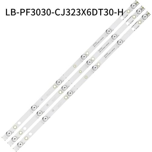 LED Backlight Strip 6 leds for Sony 32inch YE-32017 LB-PF3030-CJ323X6DT30-H 32DT302X6 7104-L6T35V6Z-X-01211