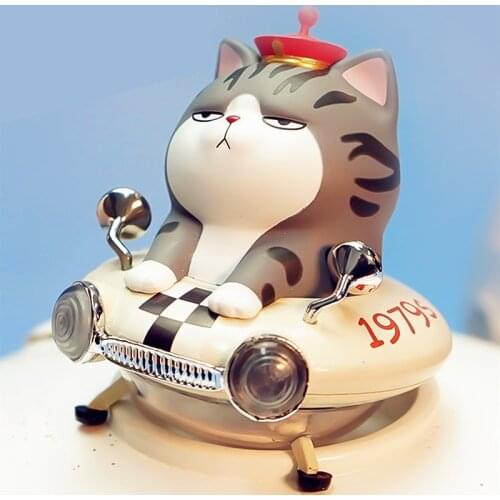 52toys Cute Cat Toy Blind Box Wuhuang 1979s Space Travel Collectable Figurines Funny Decoration Creative Doll Gift Toys For Girl