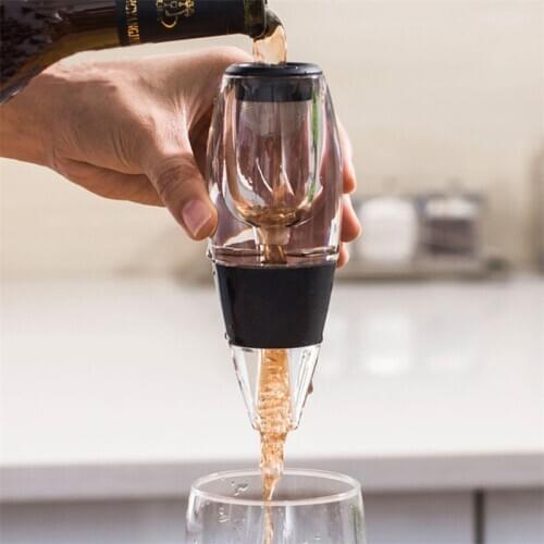 Red Wine Aerator Mini Wine Champagne Filter Magic Decanter Essential Wine Quick Aerator Home Bar Essential Equipment