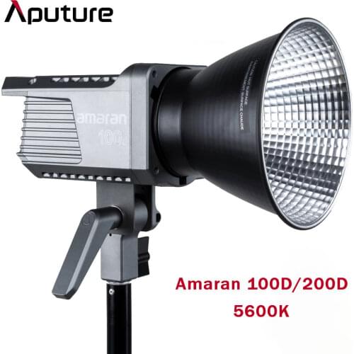 Aputure Amaran 100D 200D LED Video Photography Light 130W CRI 95+ TLCI 96+ Compatible-Bluetooth App Control DC/AC Power Supply