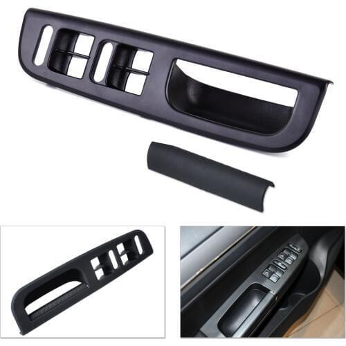 Beler New Car Interior Door Window Switch Control Panel Bezel + Door Handle Trim for VW Passat Golf Jetta/Bora MK4 3B1 867 171 E