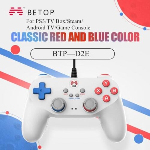 BETOP 2M Wired Gamepad For PS3/Computer/Android TV Box/Steam Game Controller Super Console Pawky X Pro Mini PC Joystick Joypad