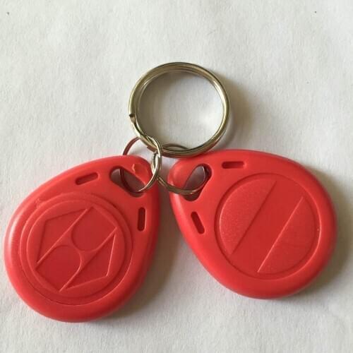 5000pcs/lot 125khz EM4305 rfid key fobs token keychain key tags customized design