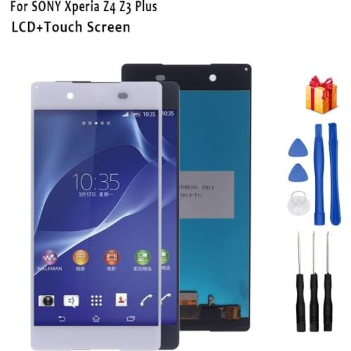 For Sony Xperia Z4 Z3 Plus LCD Display Touch Screen Digitizer Phone Accessories With Free Shipping And Gift Tools