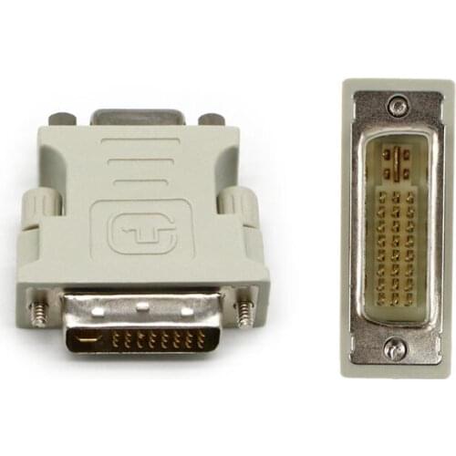 DVI-I 24+5 Pin DVI to VGA Male to Female Video Converter Adapter for PC laptop for Graphics Cards Computer 1080P HDTV Monitor