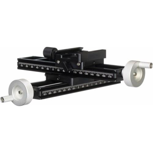 Two-Way White Bar Fine Macro-Fousing Head Camera Accessories Handwheel Rocker Macro Stacking Shooting Precision Focus