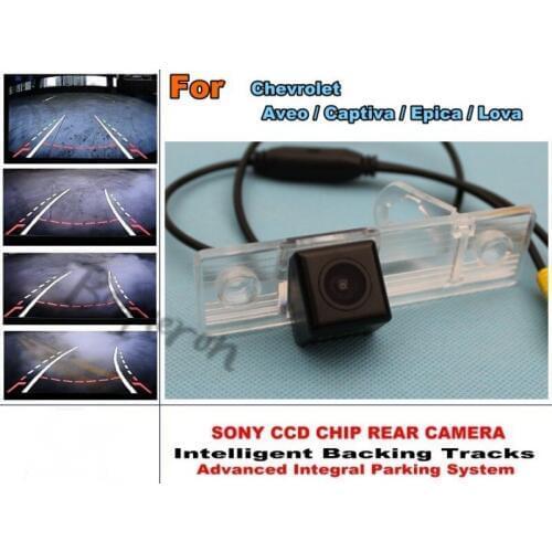 Intelligent Car Parking Camera / For Chevrolet Aveo / Captiva / Epica / Lova with Tracks Module Rear Camera CCD Night Vision