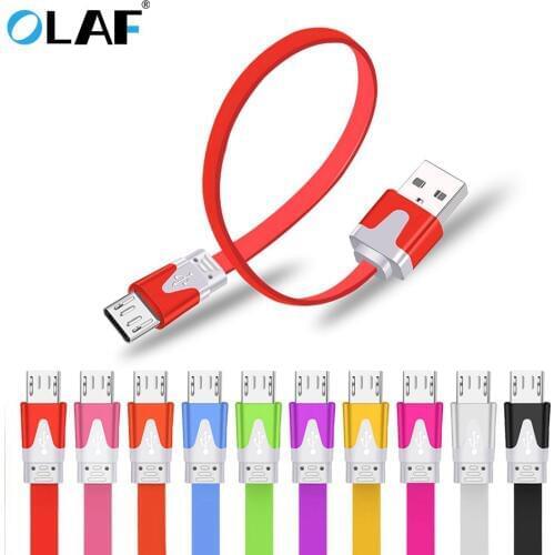 Olaf Micro USB Cable 1M/2M/3M Fast Charging data sync Cable for Samsung Xiaomi mi8 mi9 Huawei LG Microusb Phone charger Cables