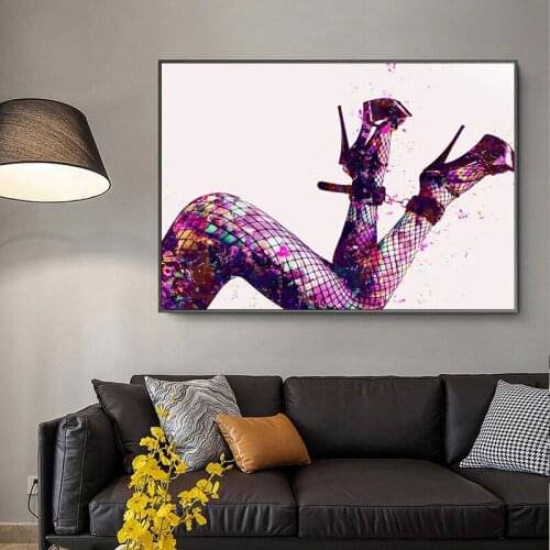 Sexy Graffiti Women Canvas Painting Nude Posters and Prints Quadros Wall Art Picture for Bedroom Living Room Home Decor Cuadros