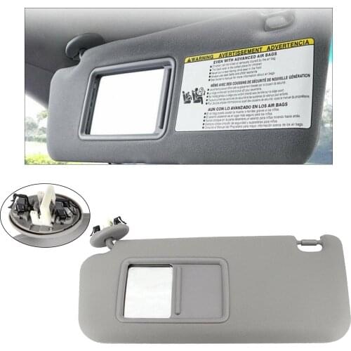 Left Side Sun Visor 74320‑42501‑B2 Assembly for RAV4 2006‑2009 Gray