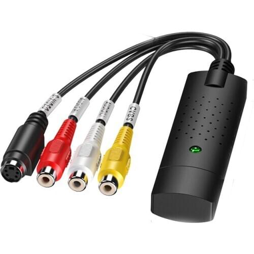 LS Portable Easy To Cap USB2.0 Audio Video Capture Card Adapter VHS To DVD Video Capture Converter for Win7/8/XP/Vista