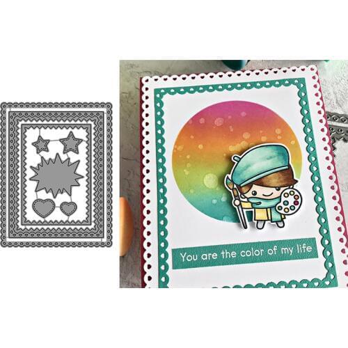 Love Photo Frame Metal Cutting Dies Stencils for DIY Scrapbooking Paper Cards Manking Crafts Decorative New 2019 Dies Embossing