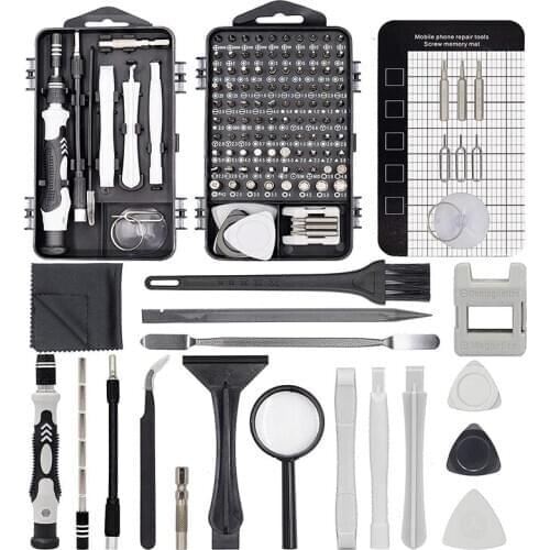 130 in 1 Precision Screwdriver Set Mini Professional netic Electronics Repair Tools for Phone Computer Watch Laptop