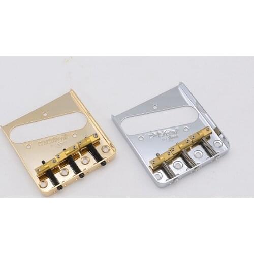 1 Set Original Genuine Wilkinson WTB Vintage Guitar Bridge with Brass Saddles for TELE