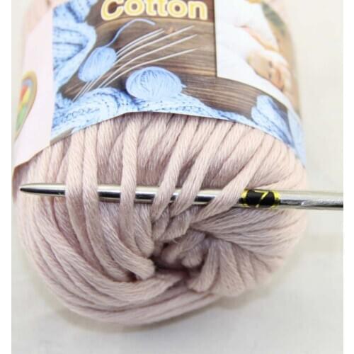 LOT Color optional 1 BallsX50g Special Thick Worsted 100% Cotton Knitting Yarn 422-08