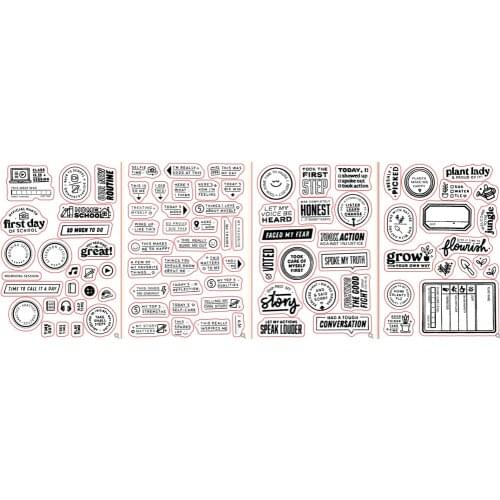 Word Transparent Clear Silicone Stamp Seal DIY Scrapbooking photo Album x0052