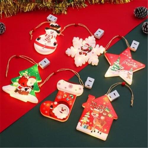 Christmas Decoration for Home Star Snowflake Light New Year Christmas Ornaments Decoration Xmas Tree Light Navidad 2022 Kerst