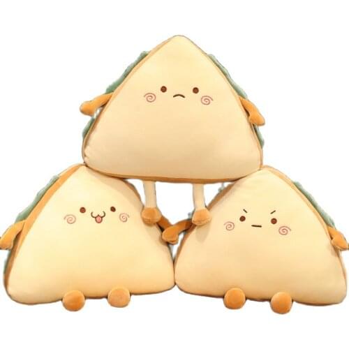 Cute and Creative Food Sand Wich Pillow Girl Sleeping Mat Doll Super Soft Plush Toys For Childrens Christmas or Birthday Gift