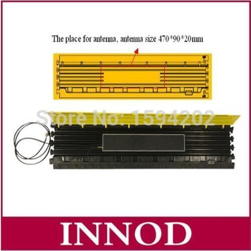 Uhf rfid floor antenna 5dbi gain racing timing system with sma connector