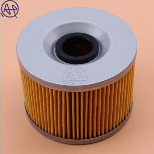 Yellow Motorcycle Engine Oil Filter Machine Filter Fits for Kawasaki EL/EX250 Z400/440/500/550/650/750/900 ZR/ZX/ZRX/400