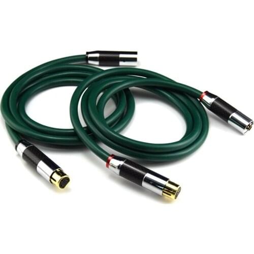 1 Pair XLR Cable High Quality OCC 2 XLR Male to Female Audio Cable