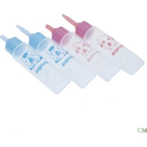 30ml 1pcs Pet Milk Bottle Silicone Nipple Small Animal Feeding Hamster Cat Dogs Puppy