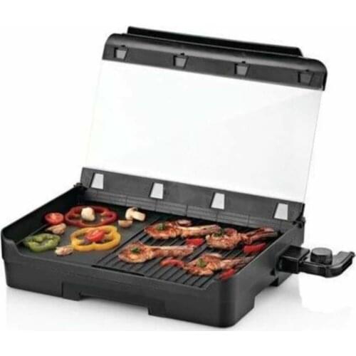 Sinbo Sbg - 7118 Glass Cover Electric Grill Bbq