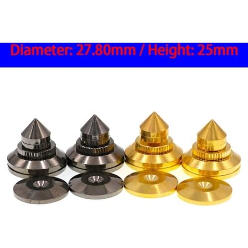 KYYSLB GDMF0180-181 Brass Shock Absorber Feet DAC Bookshelf Box CD Tube Amplifier Audio Speaker Amplifier Feet Chassis Feet